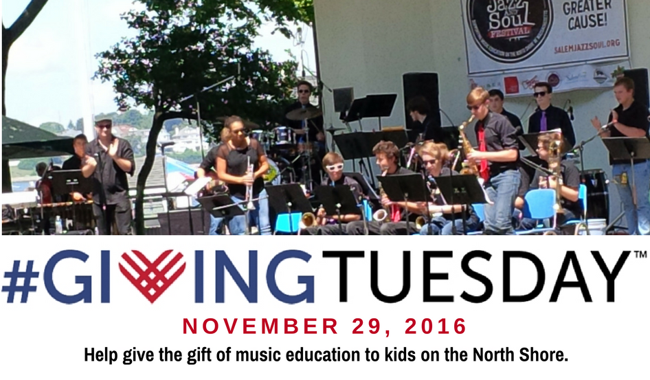 Help give the gidt of music - #GivingTuesday with Salem Jazz and Soul Festival